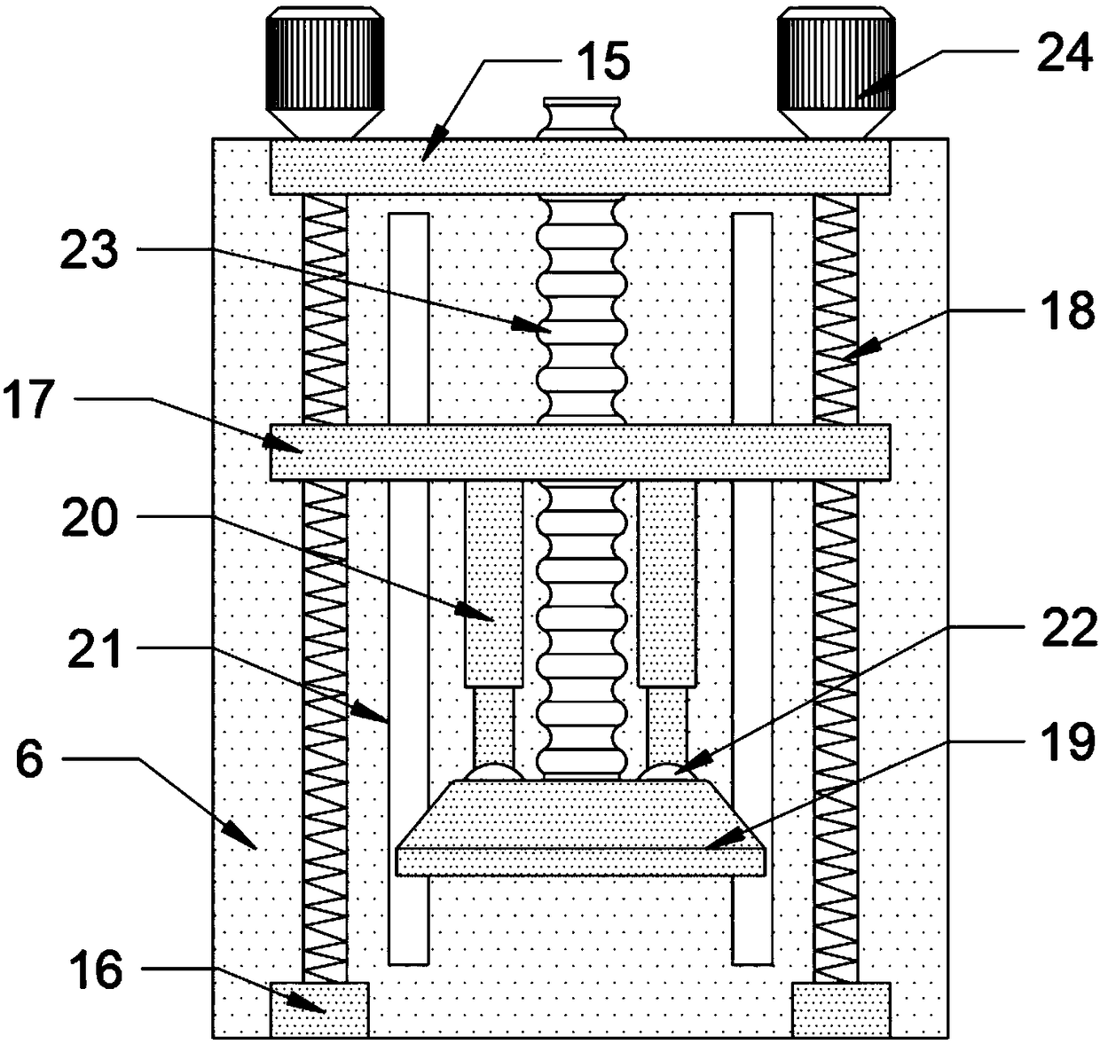 High-efficient scrap-removal pentahedron machining center