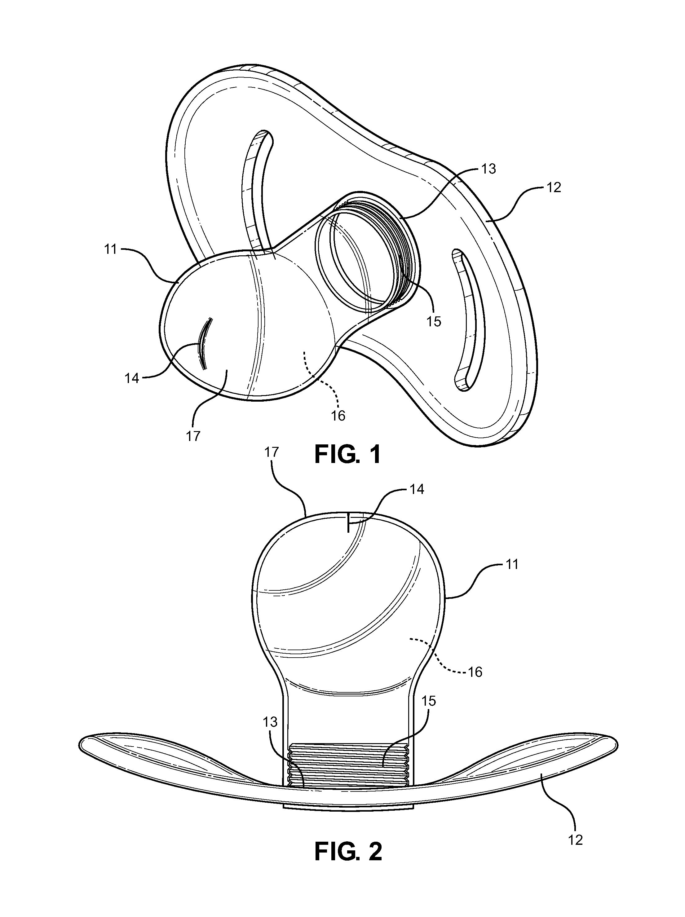 Liquid Fillable and Liquid Communicating Pacifier