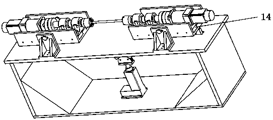 Axle tube part straightening device and process method