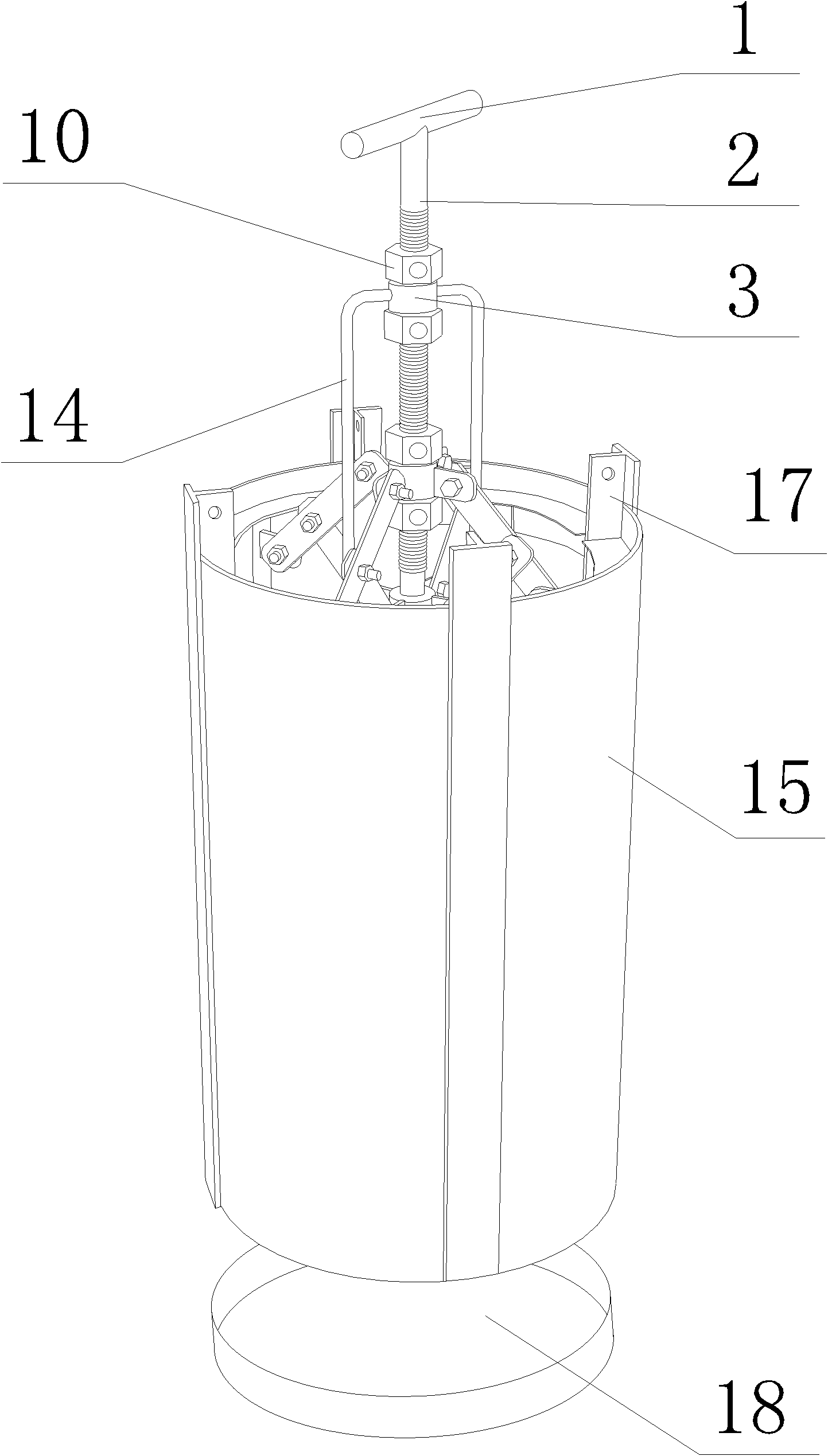 Method for constructing circular hole of anchor bolt reserved by equipment foundation