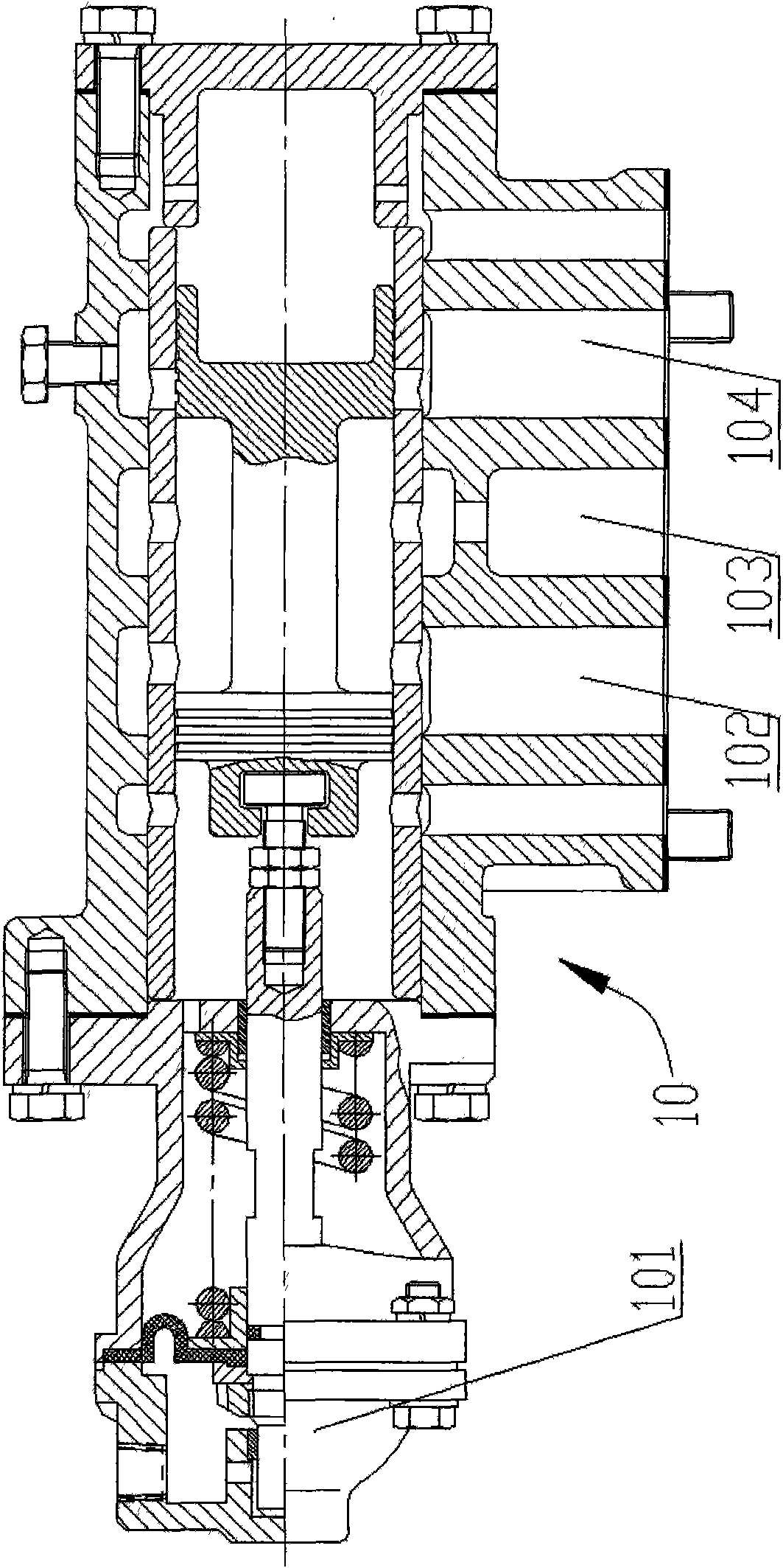 Speed regulating device for fixed conduit nozzle valve-controlled hydraulic coupler