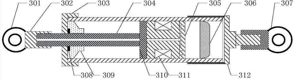 Intelligent anti-vibration three-dimensional printer for ship