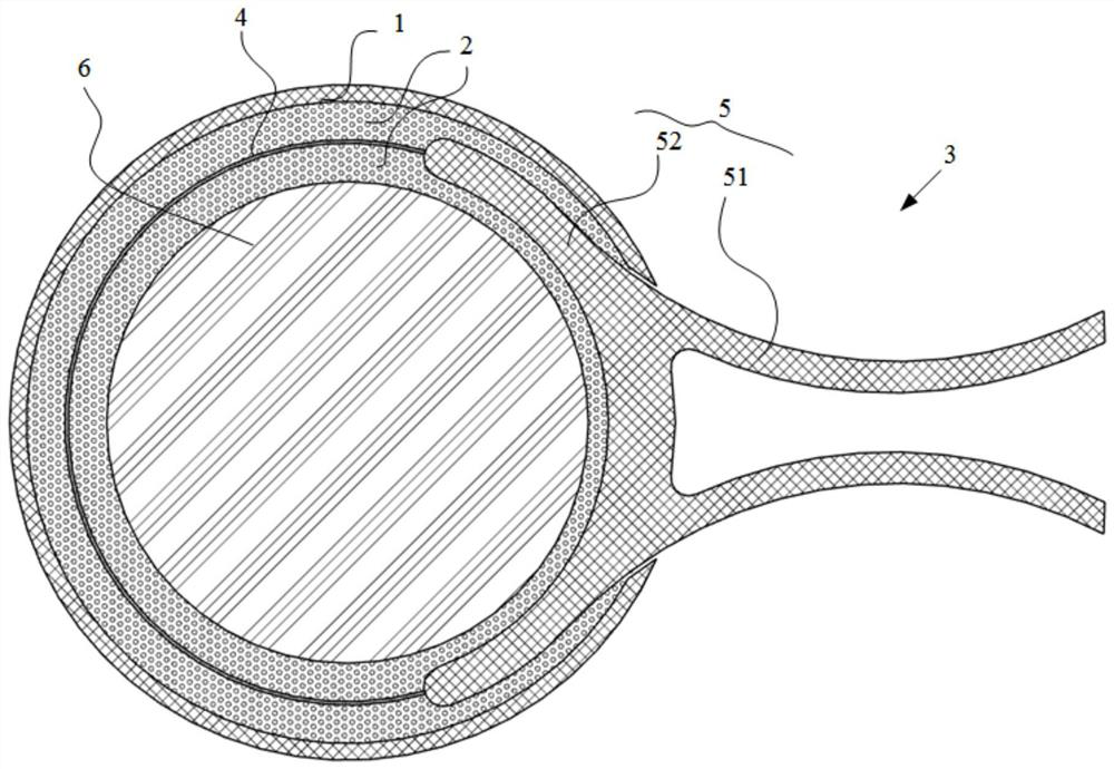 Bionic support buffer structure and non-pneumatic tires