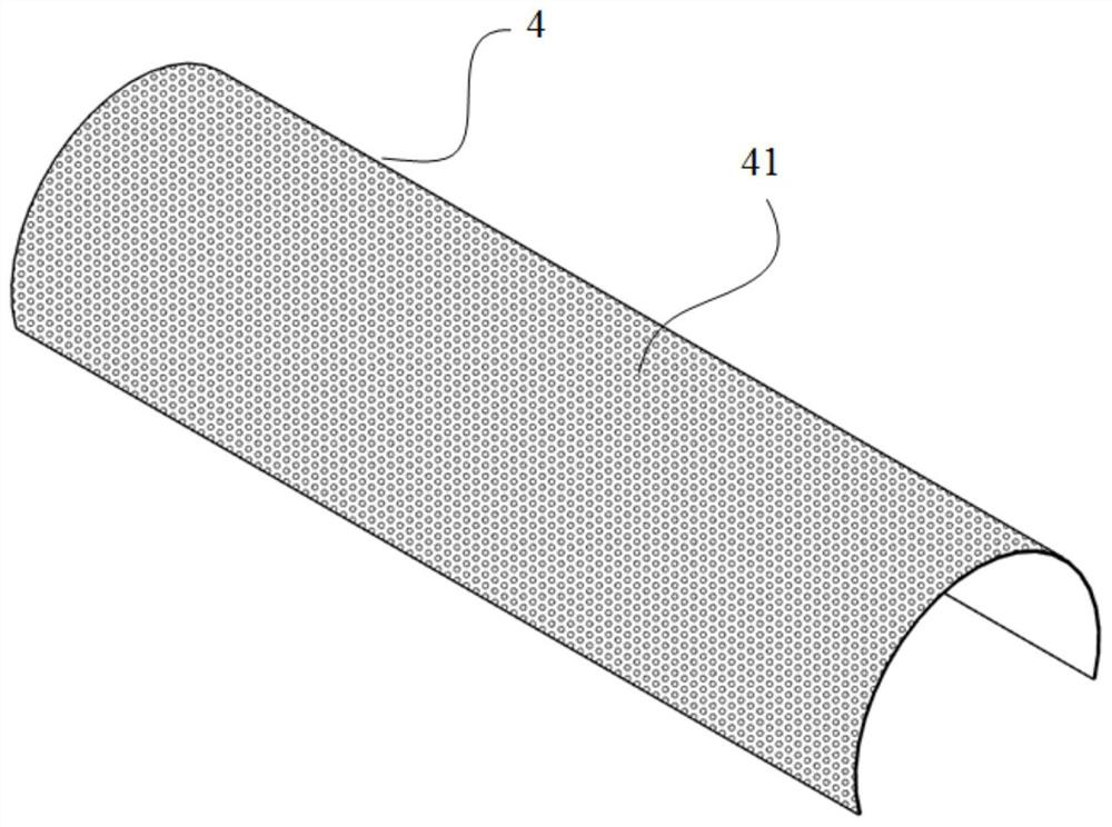 Bionic support buffer structure and non-pneumatic tires