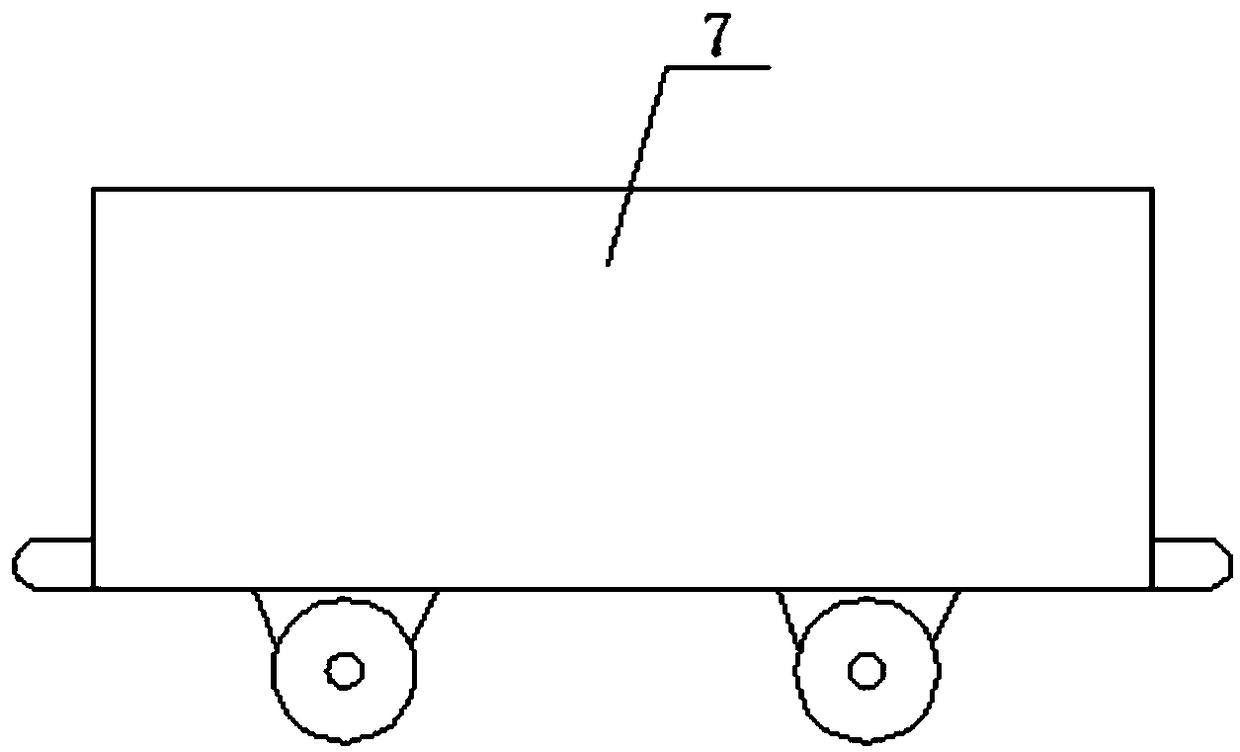 Mobile type pipe production system engineering vehicle