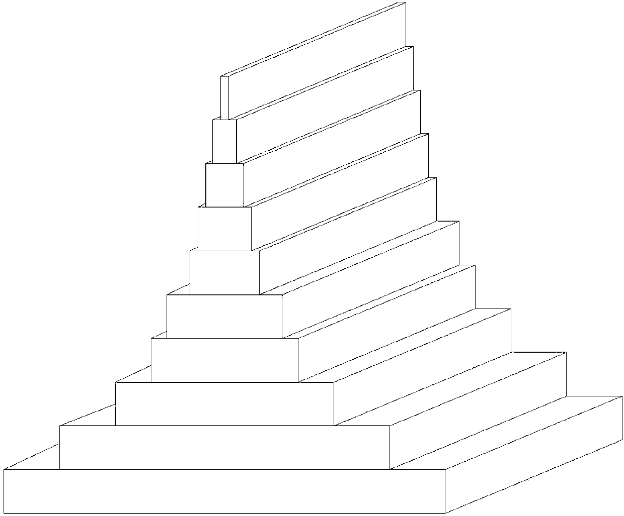 CT data correction method and step test member