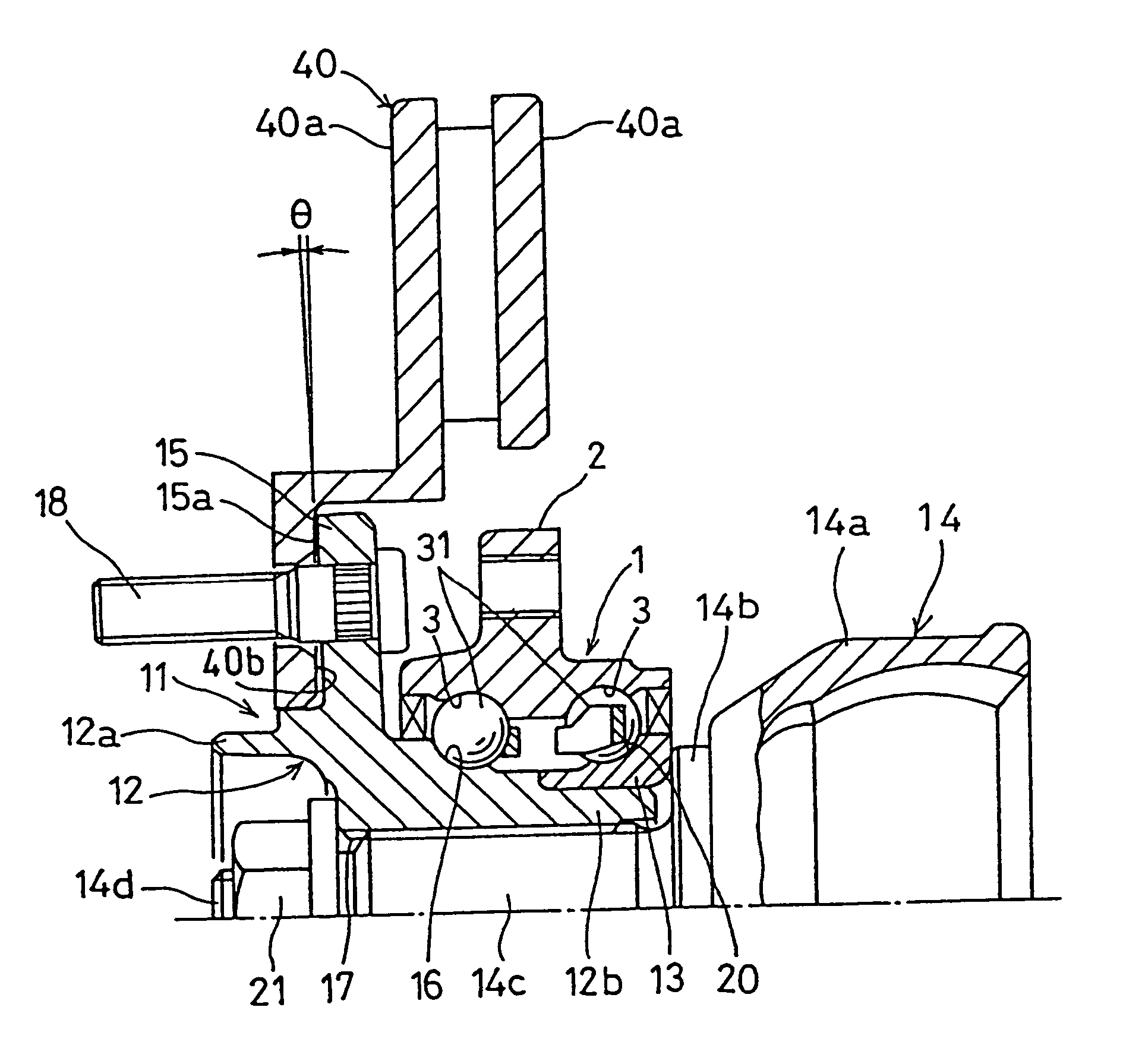 Wheel bearing assembly