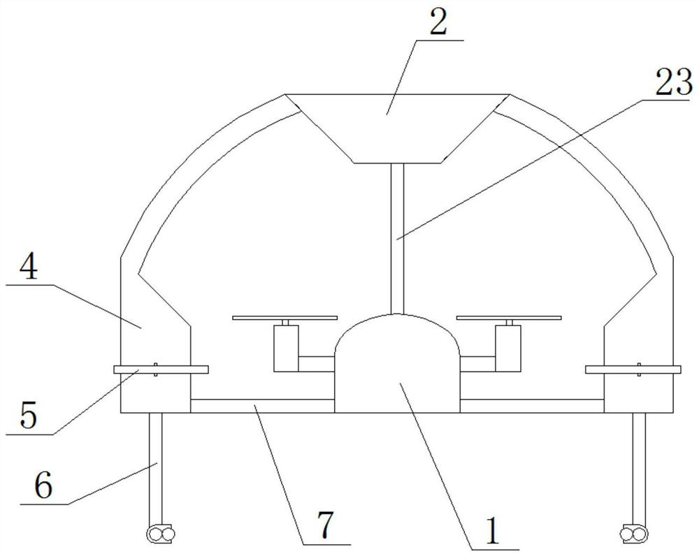 Magnetic combined spherical unmanned aerial vehicle