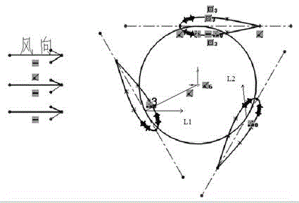 Wind energy heating device of airfoil fan with vertical shaft