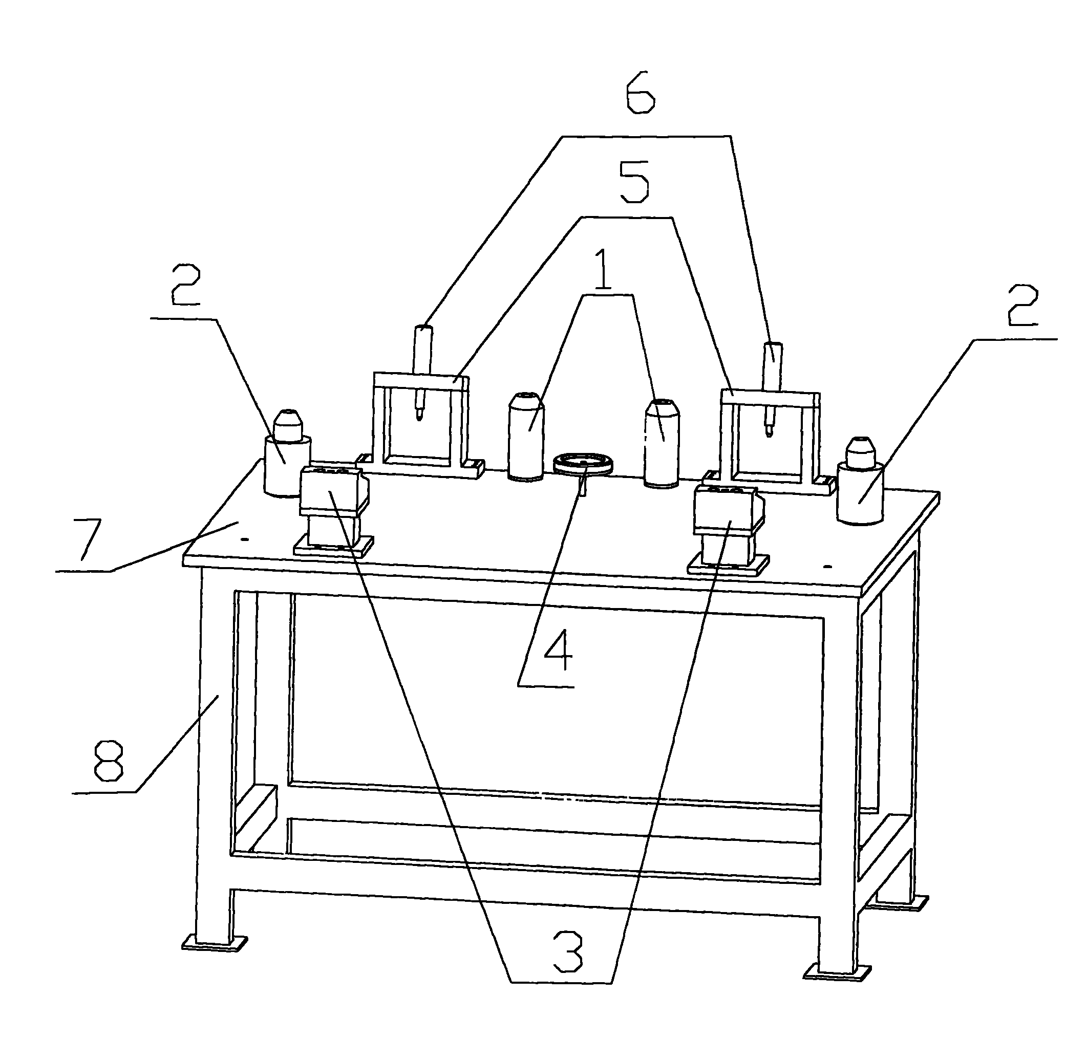 Split-assembling fixture of car backdoor