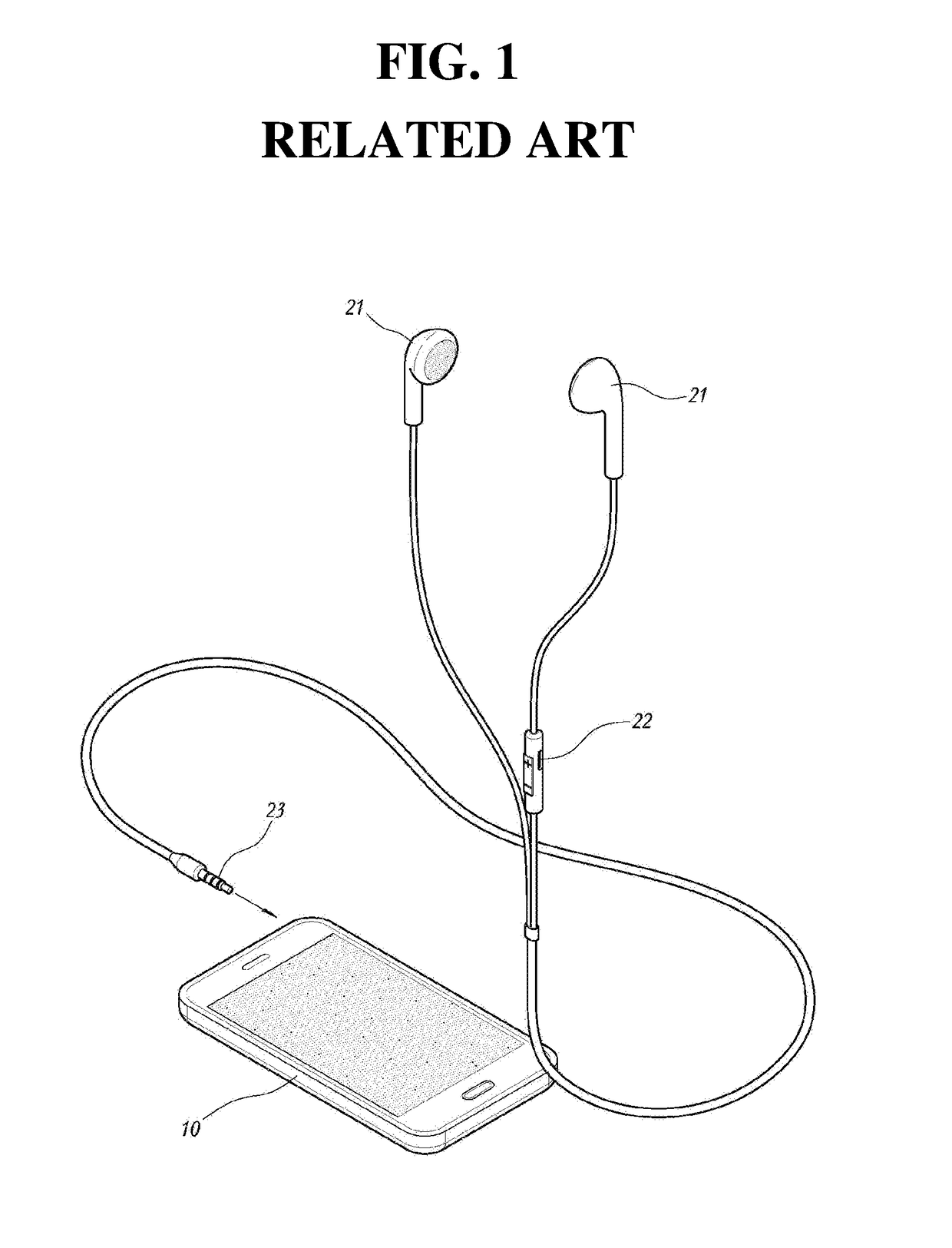 Voice signal return type earphone for smart device