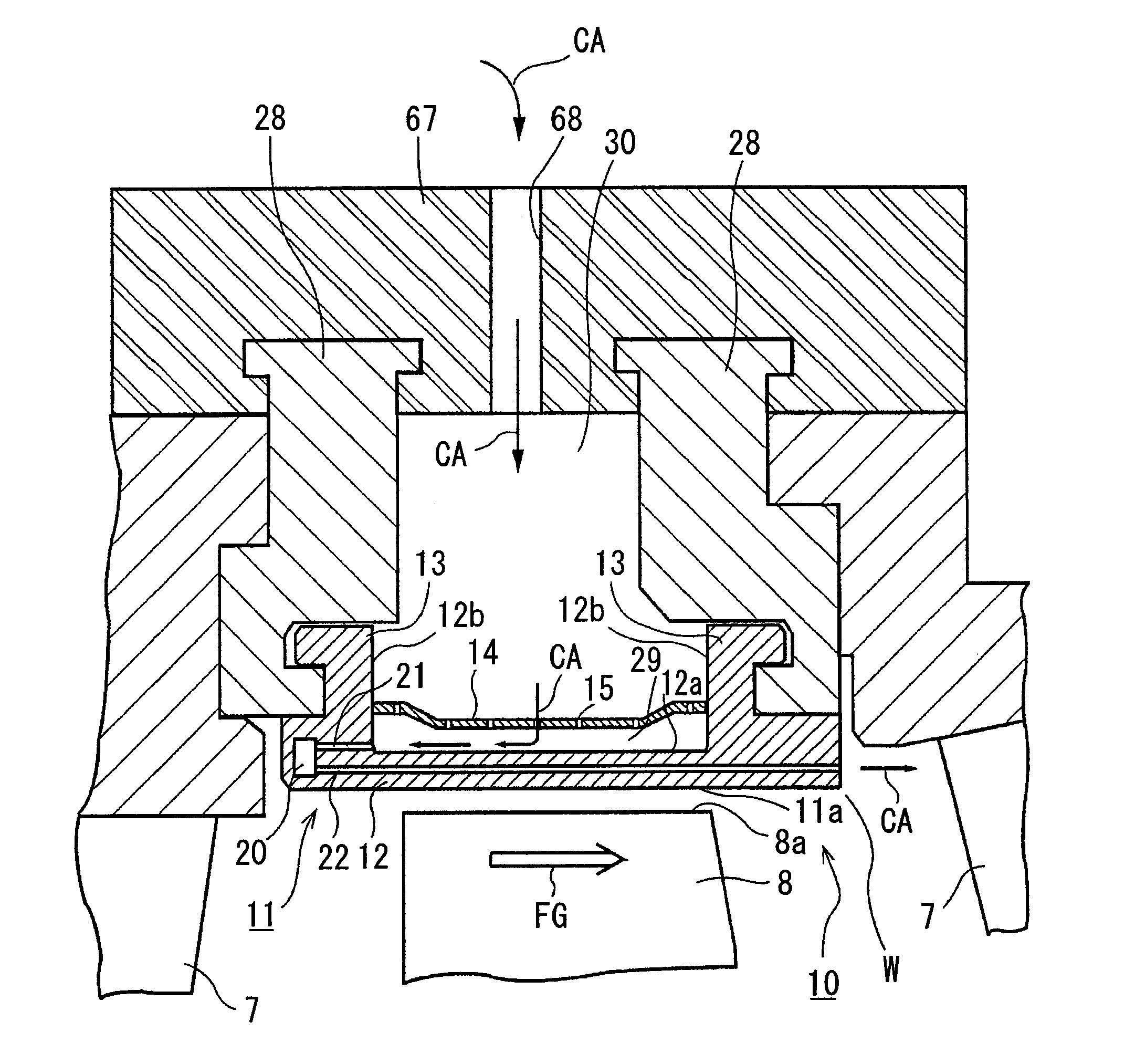 Cooling system of ring segment and gas turbine