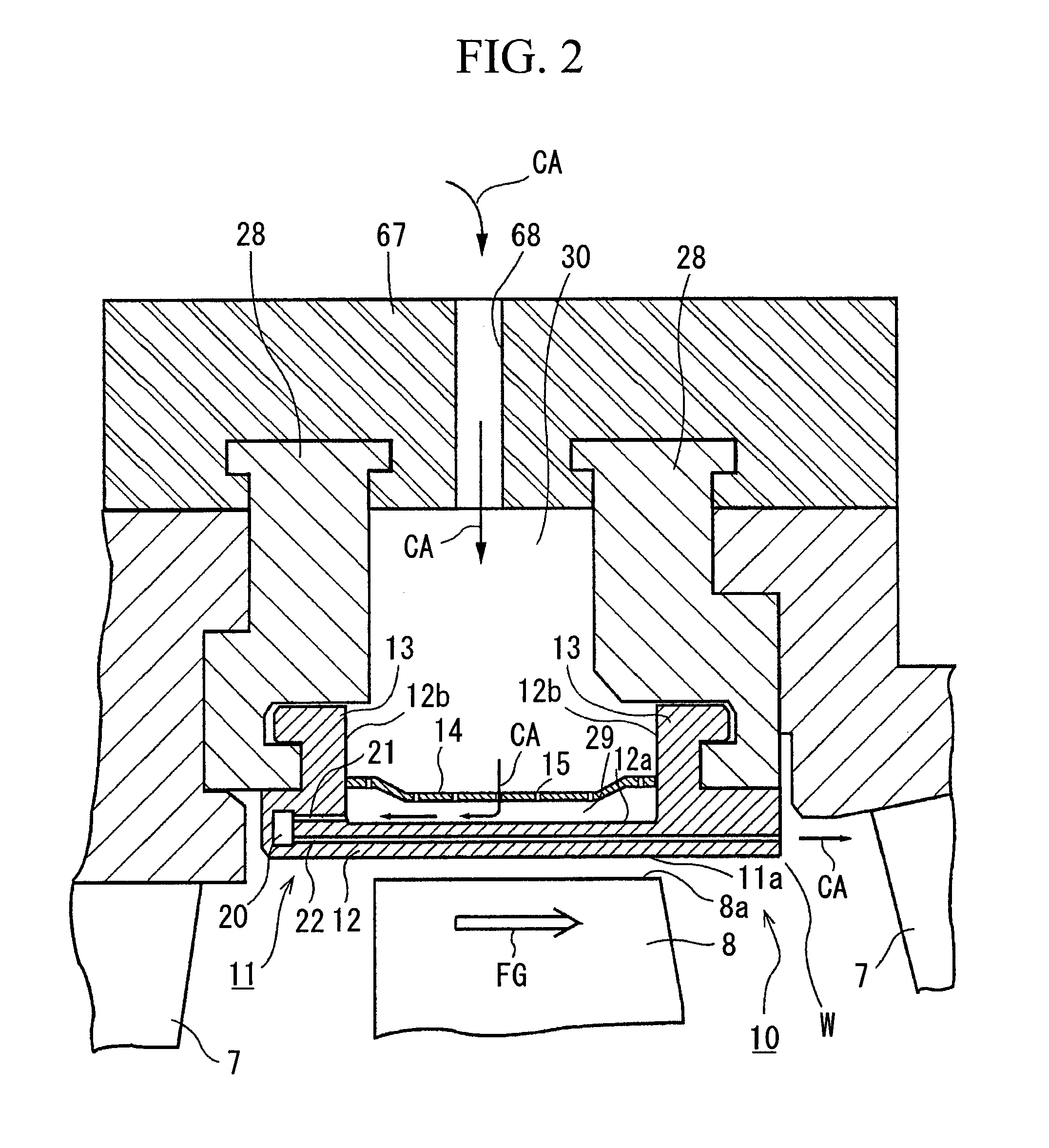 Cooling system of ring segment and gas turbine