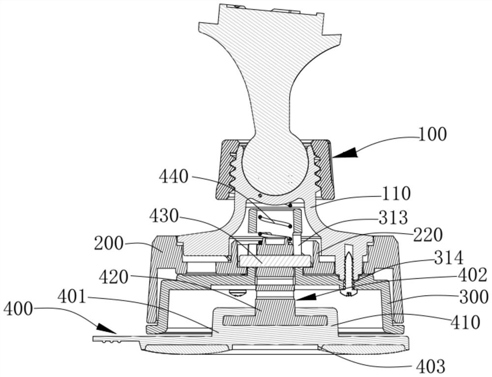 Suction cup support and vehicle-mounted terminal equipment