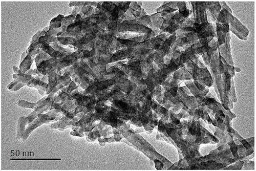 Nanometer lanthanum oxide defluoridation adsorbent and preparation method thereof