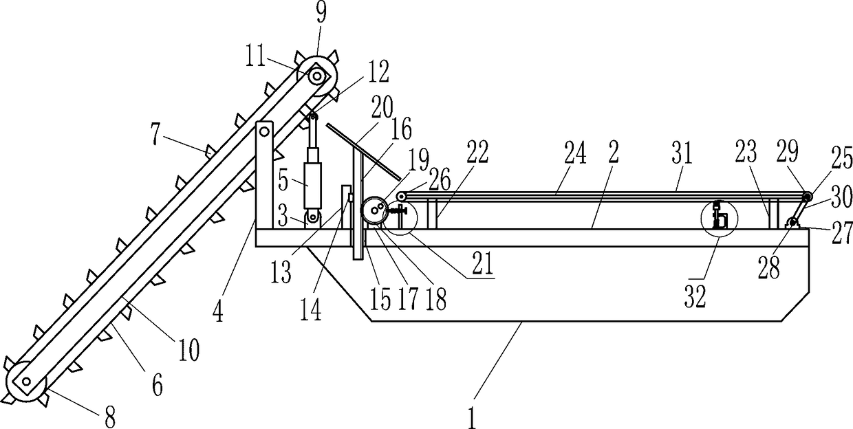 Multi-chain bucket sand mining and washing equipment