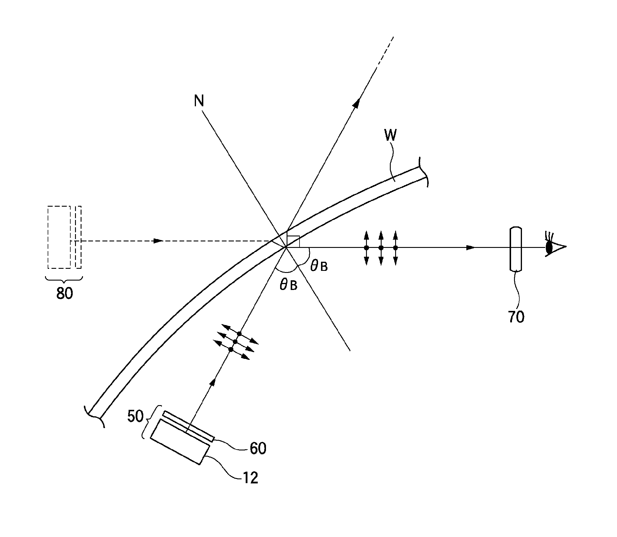 Display device for vehicle