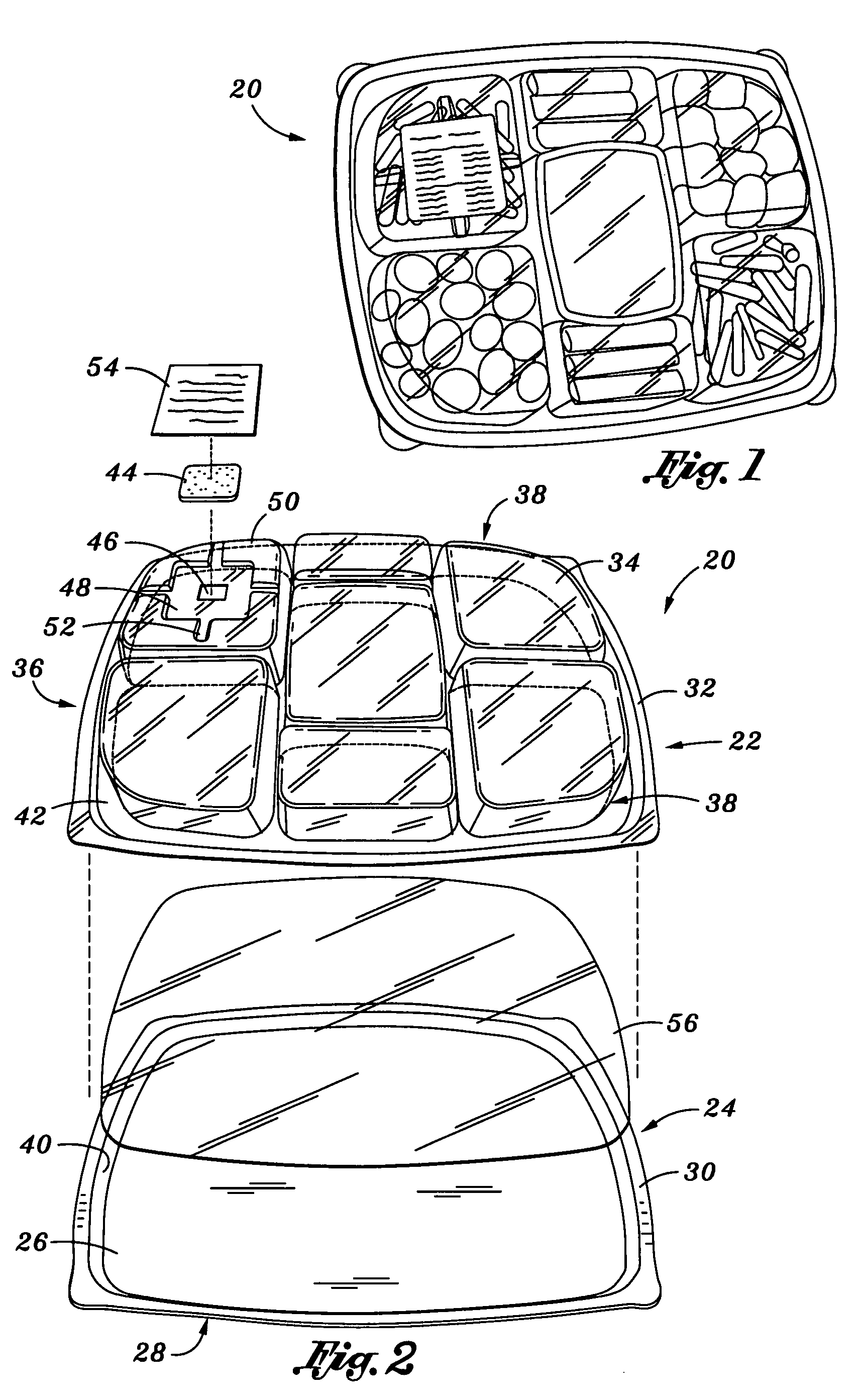 Atmosphere controlled packaging for fresh foodstuffs