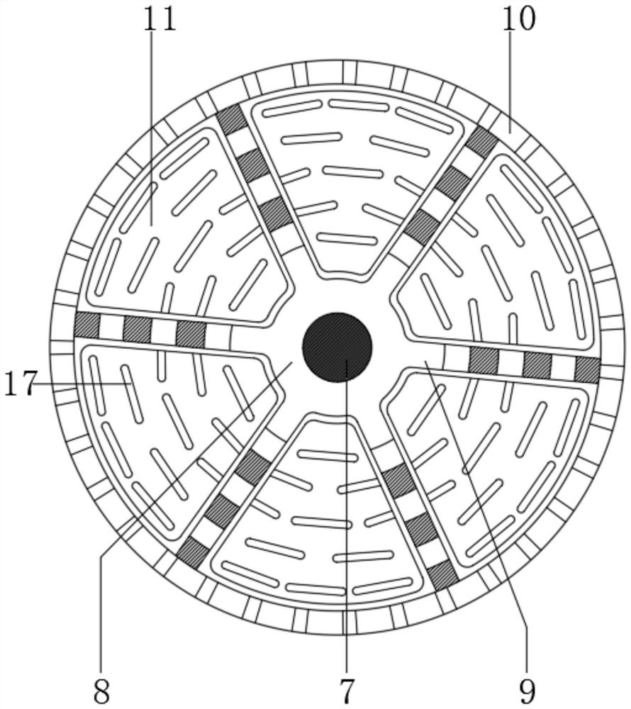 Rotary drum type medical instrument cleaning device