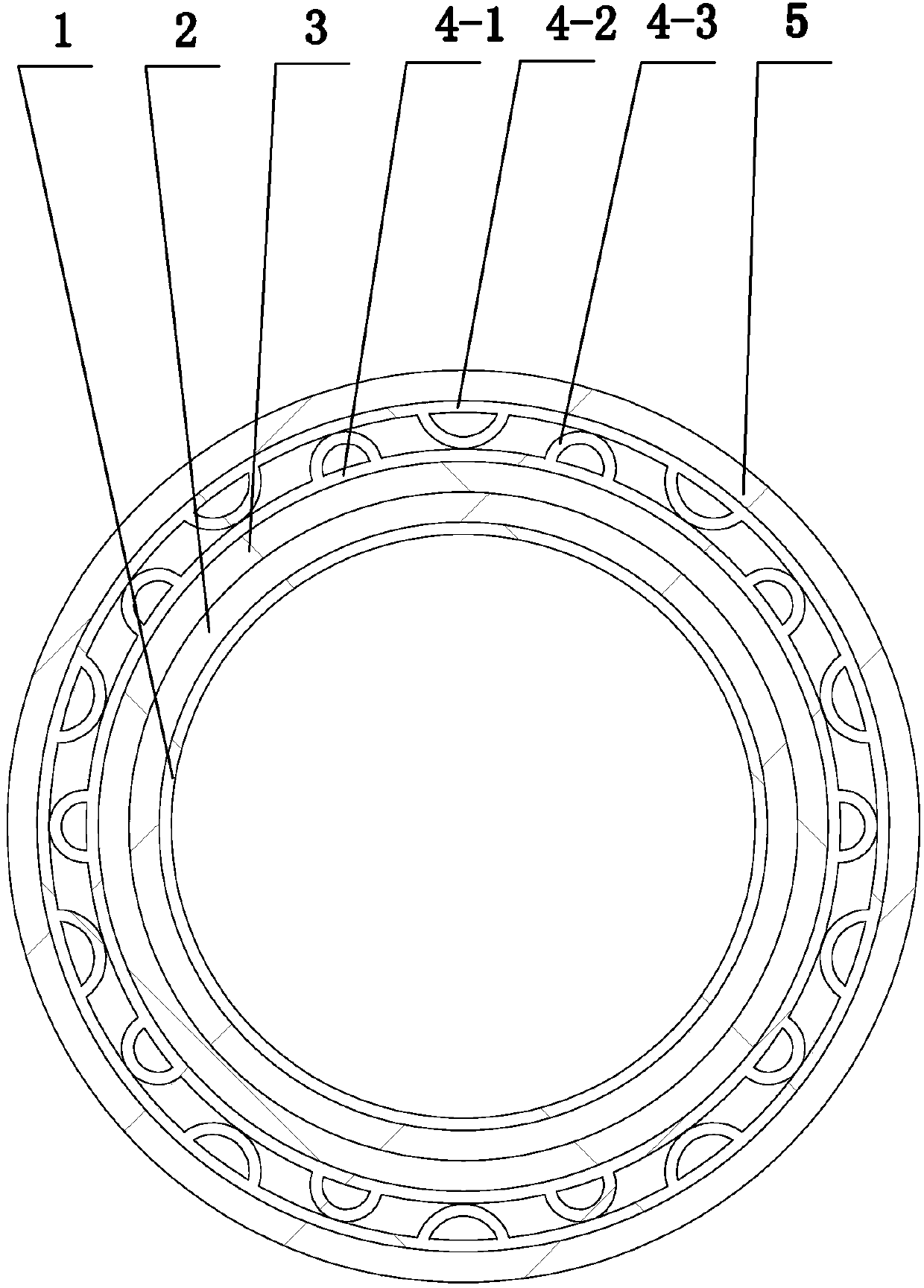 PP-R cold-hot water supply pipe