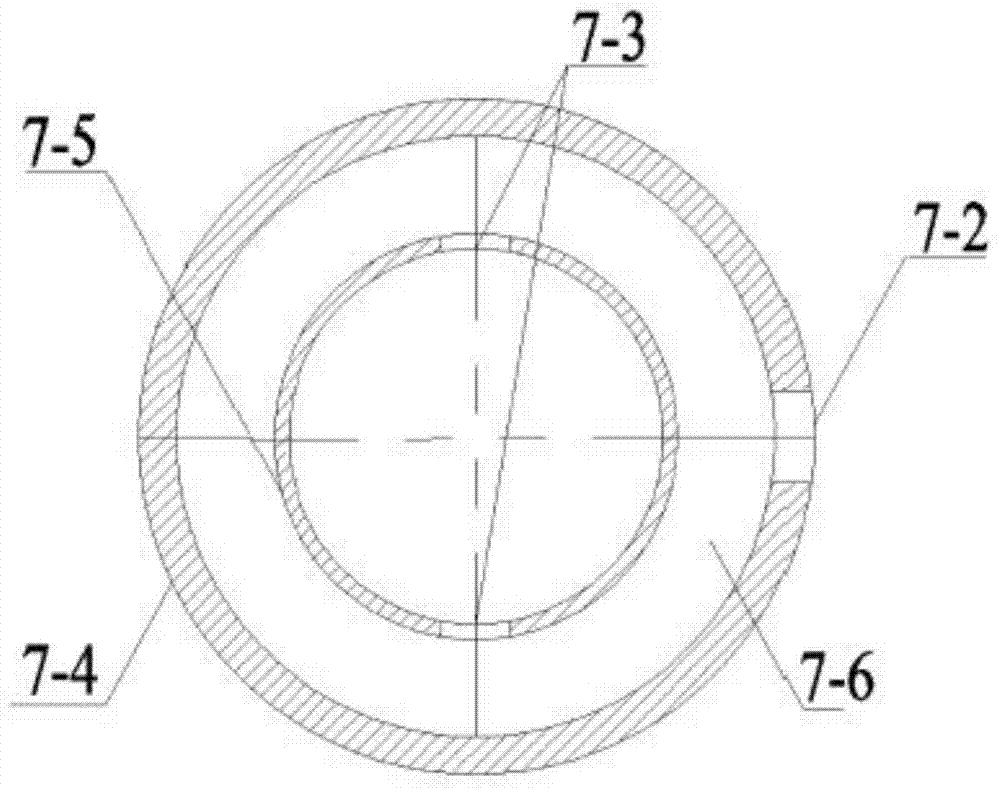 A circular air supply vertical foam generating device