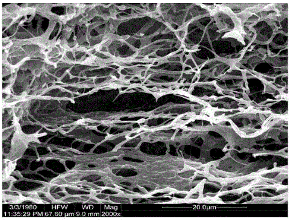 A kind of preparation method of radiation crosslinking modified gelatin film