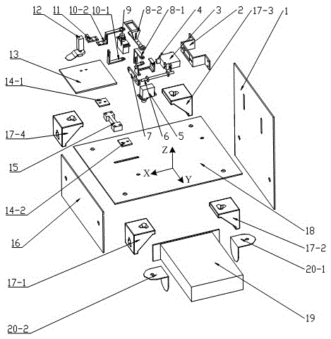 Material adhesion/desorption performance test system and self-regulation method based on gecko bionic legs