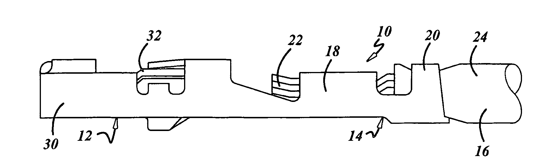 Method for manufacturing a series of electric terminals