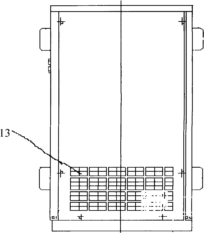 Natural cooling intelligent fan set and using method thereof