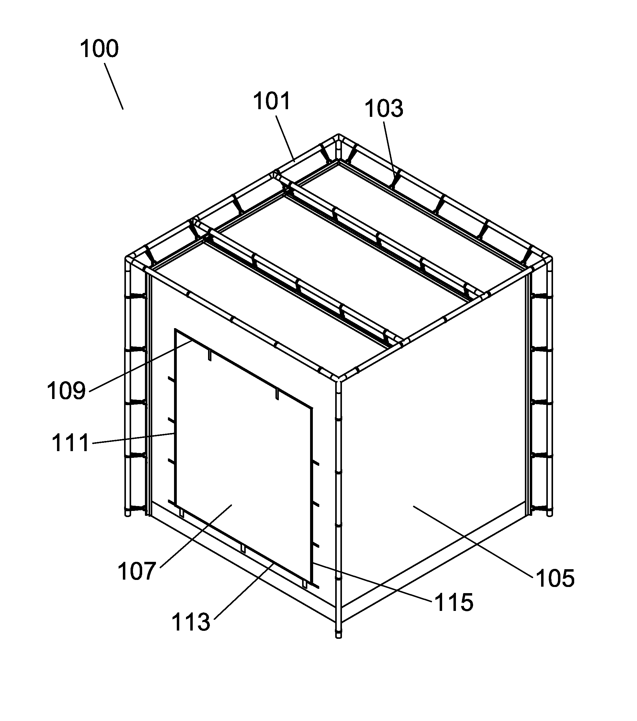 Electromagnetically shielded enclosure and entry seal