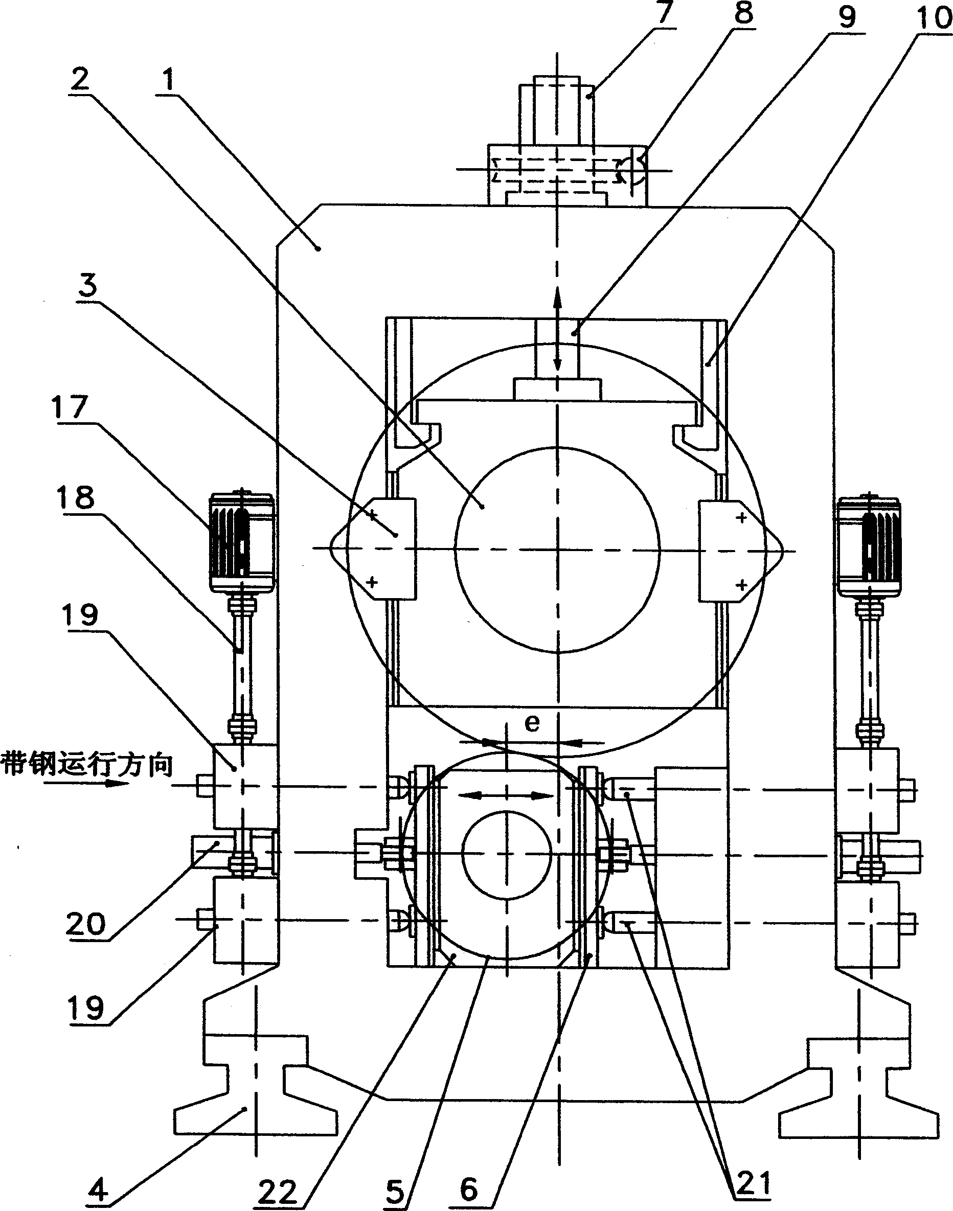 Pinch roll unit for underground winding machine and with adjustable offset distance and its adjusting method