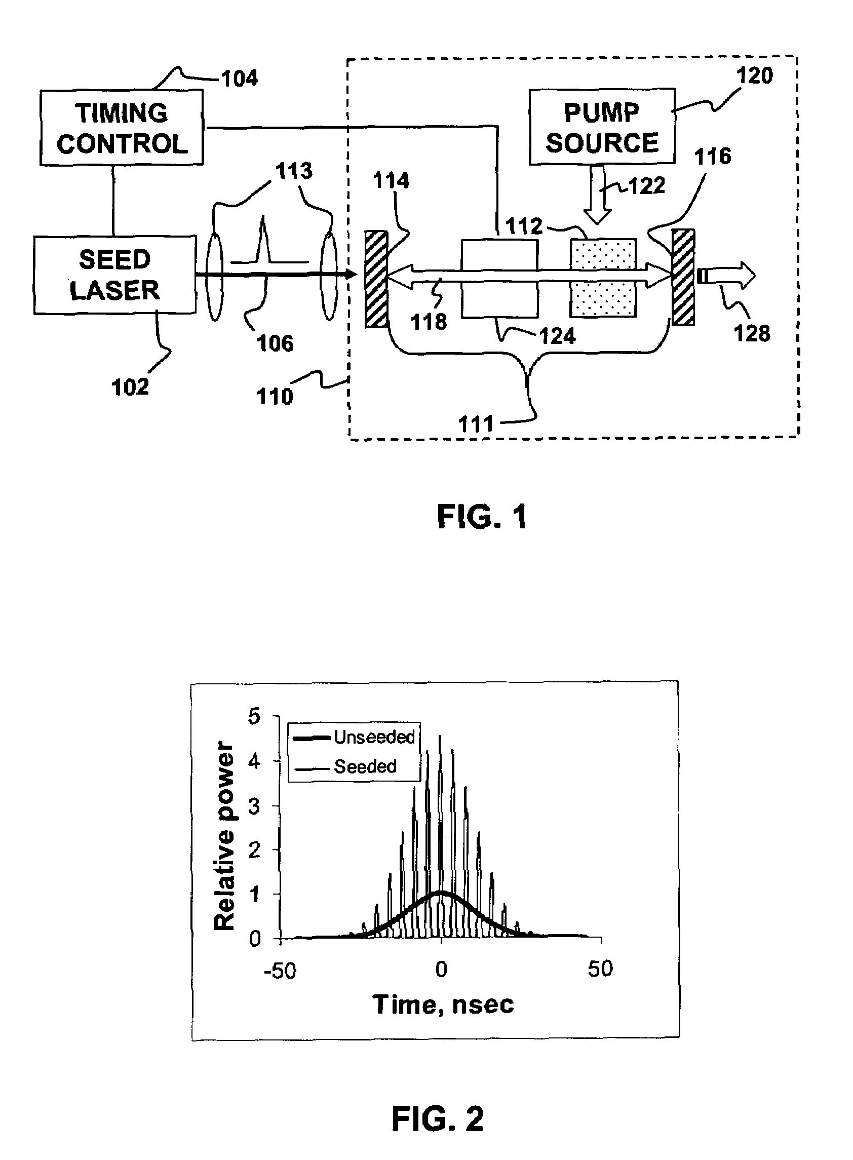 Injection seeding of frequency-converted Q-switched laser