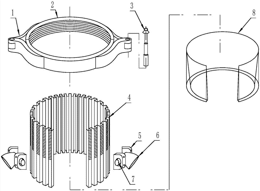 Tree stabilizing corrugated board collar