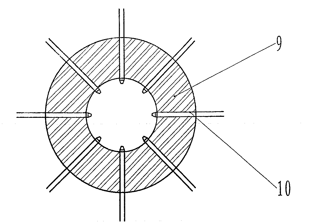 Method and machine for calcining materials