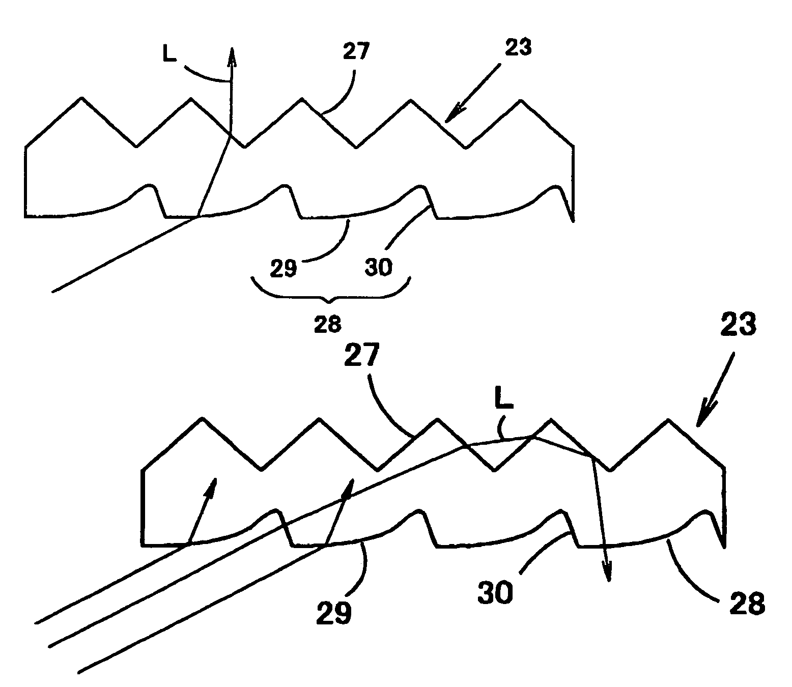 Optical component for liquid crystal display