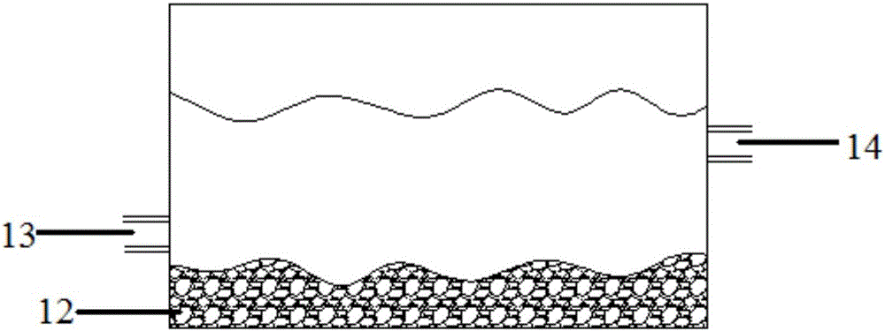 Urban rainwater recycling reutilization system based on lava rocks