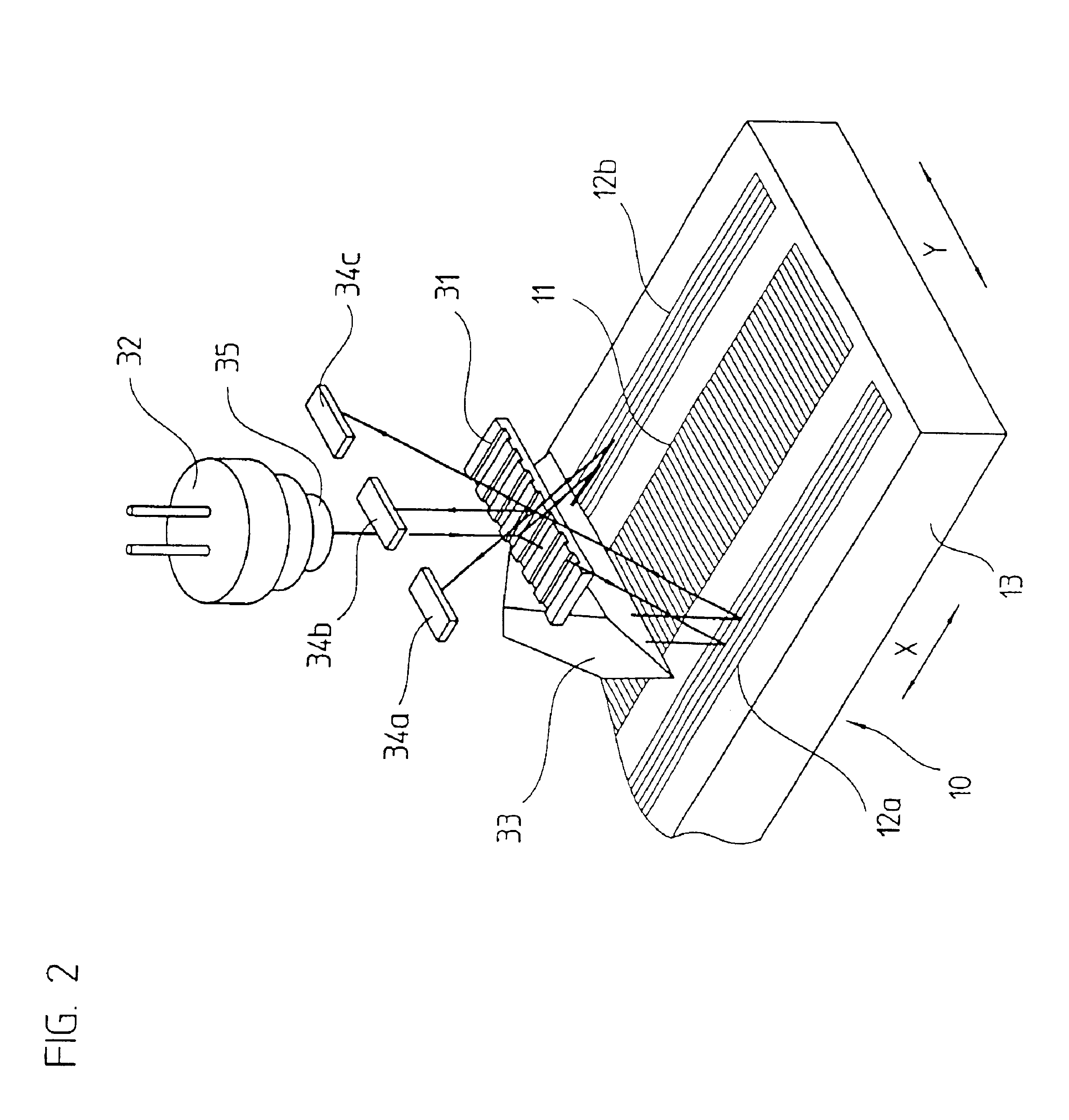 Device for position indication and detection of guidance errors