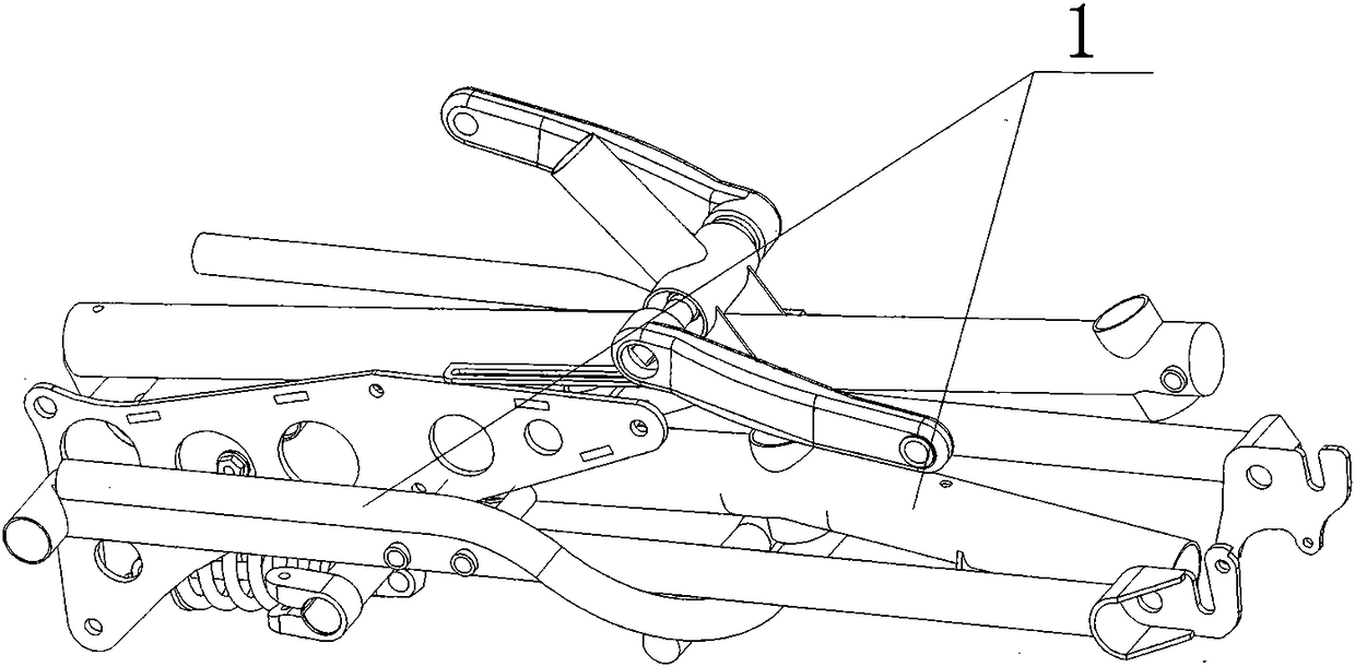 A detachable multifunctional lying car