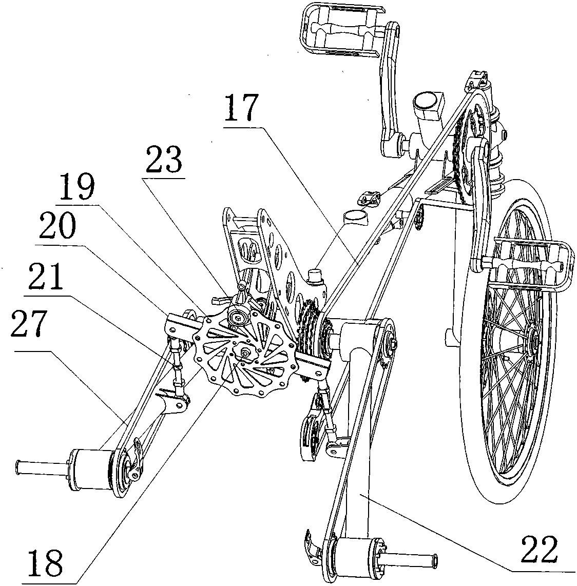 A detachable multifunctional lying car