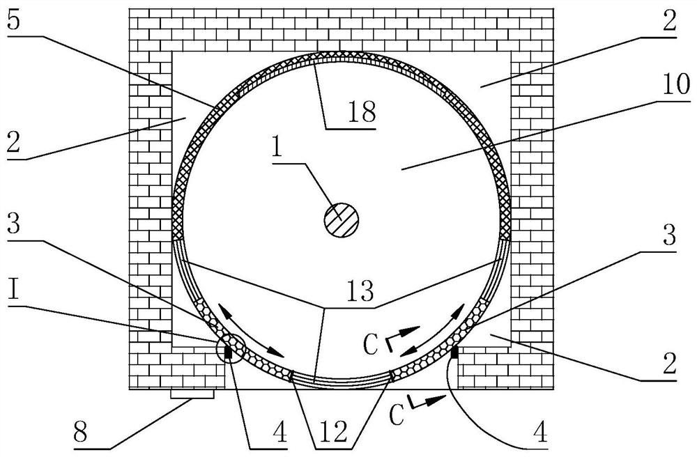 Fire station sliding rod vertical shaft protection system