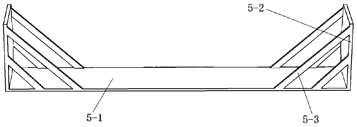 Automobile collision component force buffering device and using method thereof