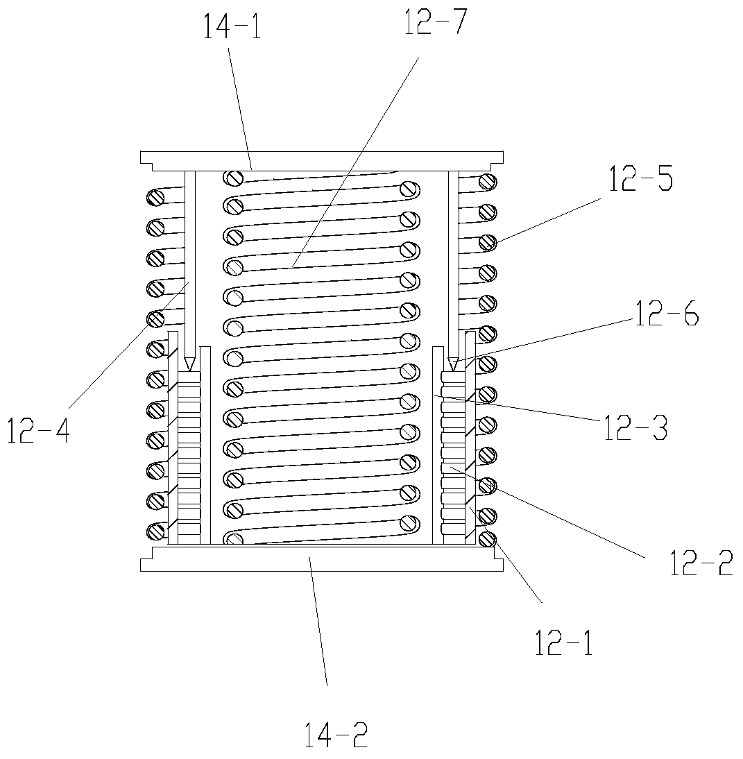 Automobile collision component force buffering device and using method thereof