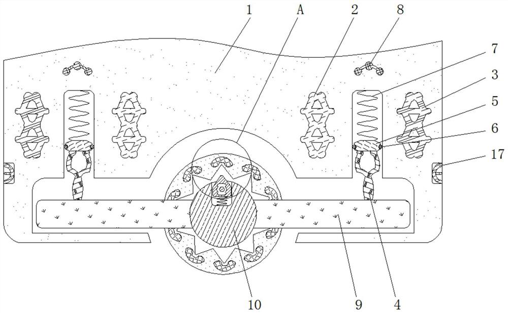 Building foundation pit steel support structure performance detection equipment