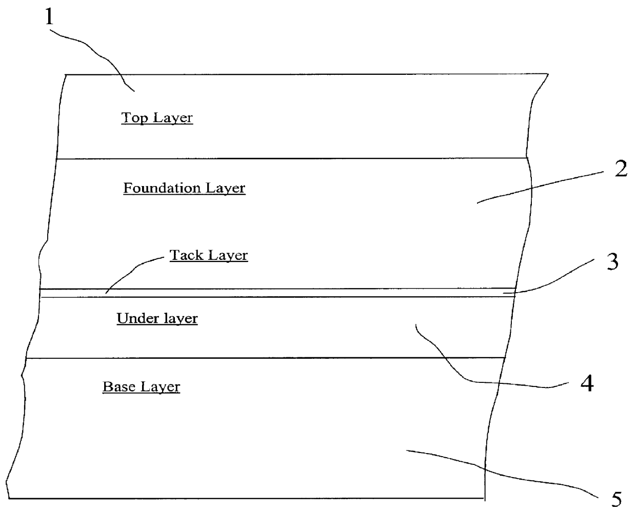 Roadway structure made from rigid materials