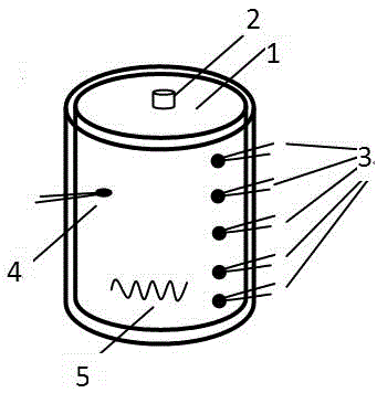 Apparatus for demonstrating bounce of bottle stopper of thermos bottle