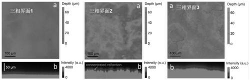 Photocatalytic gas-solid-liquid three-phase interface with adjustable wettability and preparation method and application thereof