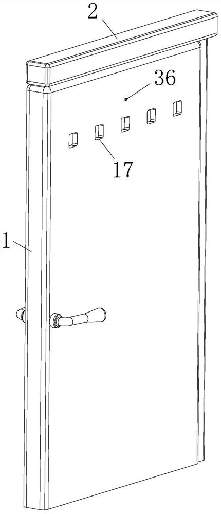 Flame-retardant fireproof door