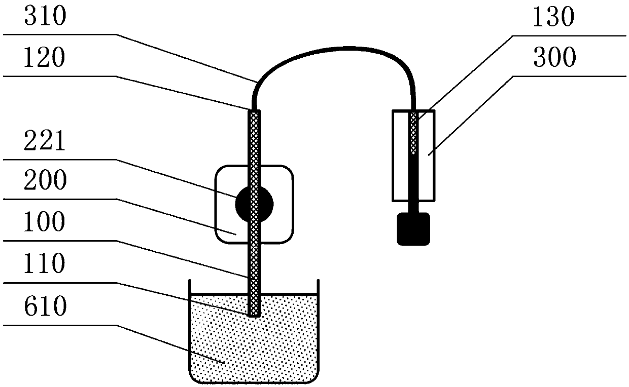 Droplet generating system for digital PCR detection and digital PCR detecting method