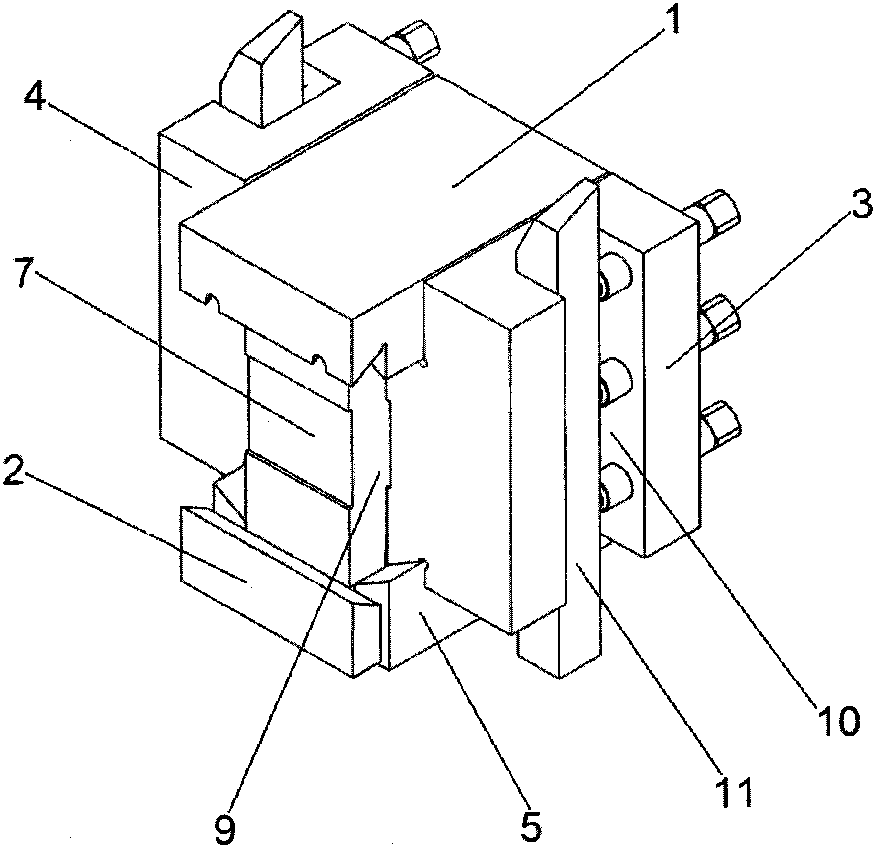 Dual-connection tool apron of row tool lathe