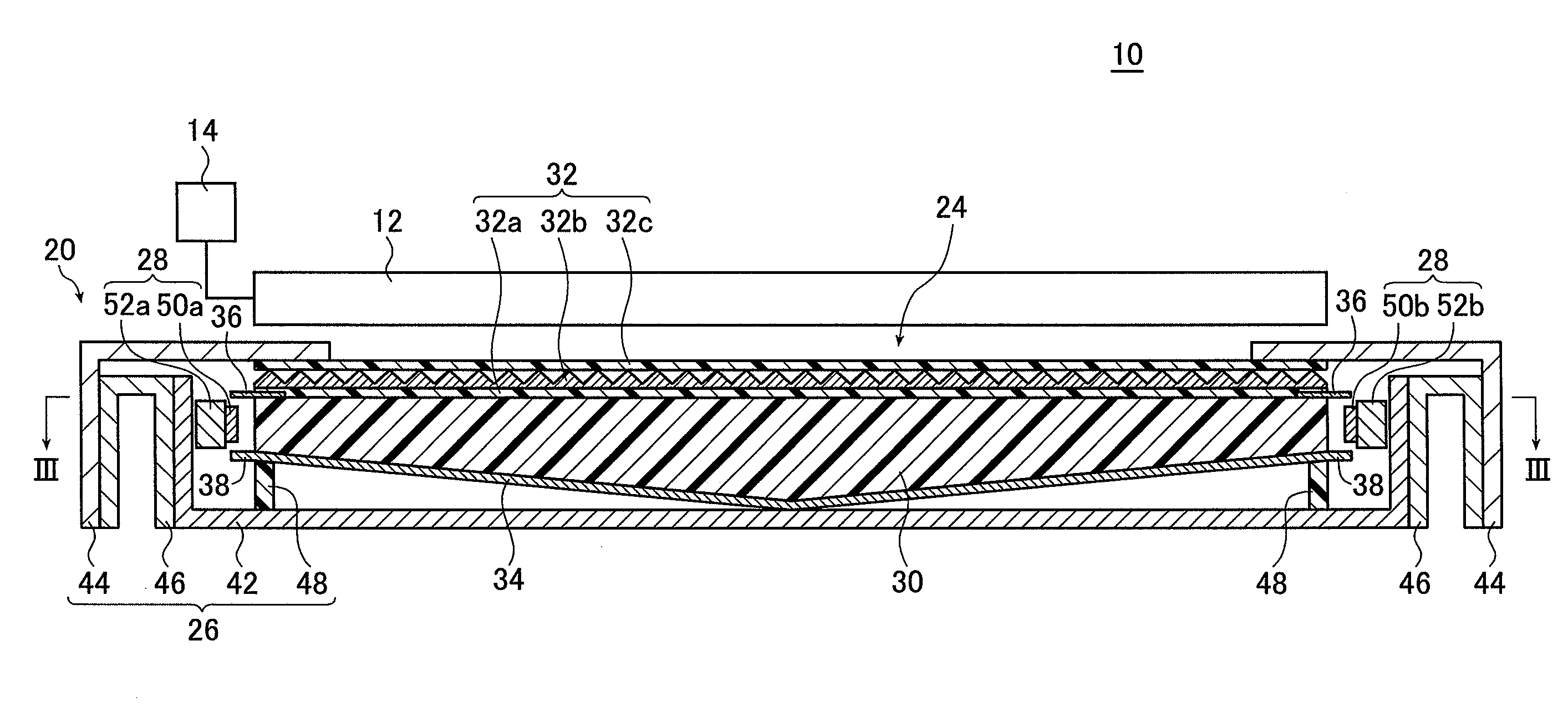 Planar lighting device